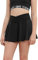 Haloumoning Mädchen Tennisrock mit Taschen Innenhose Tanzrock Golf Skorts Plissierte Sportrock Kinder Hohe Taile Sommerrock Minirock,Schwarz,7-10 Jahre