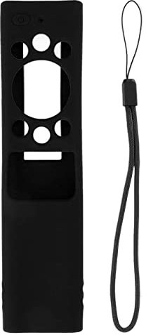 Coque de protection en silicone pour télécommande TV Samsung BN59 - Antidérapante - Lavable - Noir
