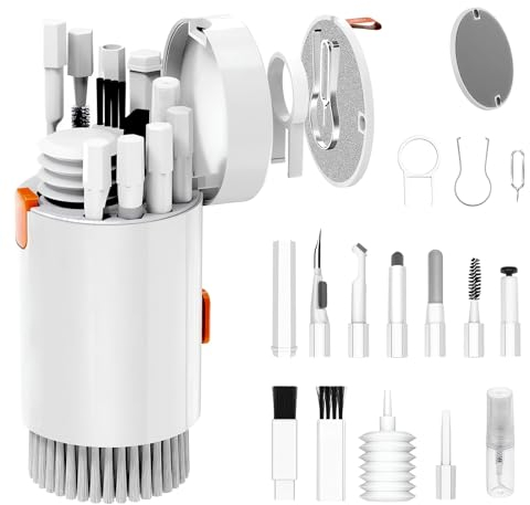Kit Nettoyage Clavier 20 en 1, Kit Nettoyage PC pour Ordinateur Téléphone Clavier Écouteurs