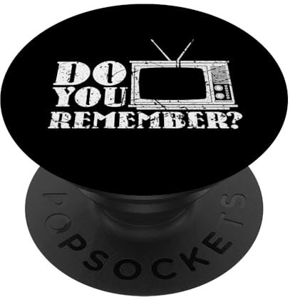 Vintage Nostalgie Retro TV Zitat Do You Remember? PopSockets mit austauschbarem PopGrip