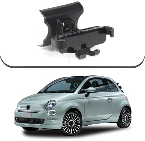 YANER Mittelkonsole Auto-Handyhalterung kompatibel mit FIAT 500 2016–2024, Armaturenbrett-Multifunktions-Handyhalterung, Navigationshalterung