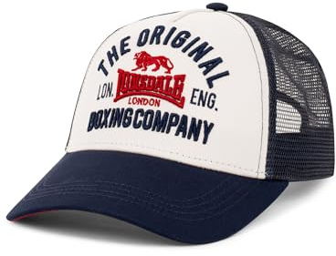 Lonsdale Kappe LARNE Ecru/Dark Red/Dark Navy one Size