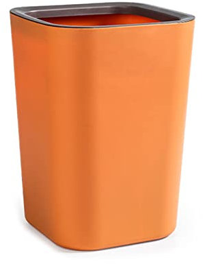 WYLZLKX WBANGIAO - Contenedor de basura para papelera, color naranja, grande