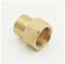 1pcs M/F 1/8,1/4,3/8,1/2 3/4 Male to Female Threaded Brass Coupler Adapter Brass Pipe Fitting MQXFCZUX(02 M x 04 F)