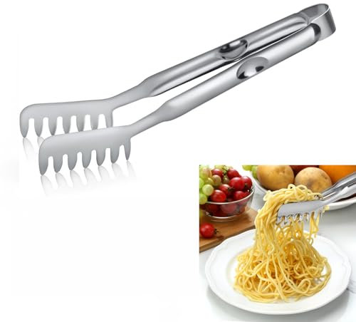 Spaghettizang, Nudelzange, 24cm, Nudelzange mit Zinkengriff, nudelzange edelstahl, Zange küche