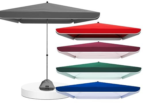 GSKFXJ Toldo De Repuesto para Sombrilla Cuadrada 2.5x2.5m 3.0x3.0m 2x2m Cubierta De Recambio para Sombrilla, 4 Varillas Tela De Parasol para Jardín, Patio, Playa(Green,2.5x2.5m(8.2x8.2ft))