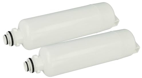 vhbw 2x Wasserfilter Filterkartusche Filter kompatibel mit Bosch KAD90 | KAD90VB20/09, KAD90AI30/12, KAD90VB20G/09, KAD90VB204/06 Kühlschrank
