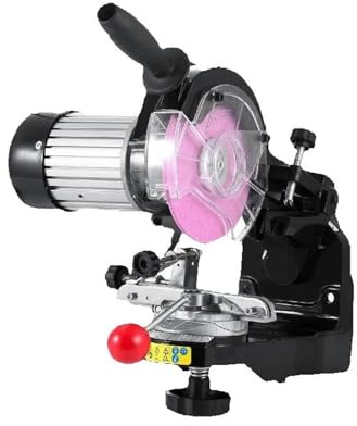 Affûteuse De Chaîne De Scie Électrique 230 W, 3000 Tr/min, Affûteuse De Chaîne De Scie À Chaîne En Aluminium, Polisseuse D'angle Réglable Portable pour les Professionnels