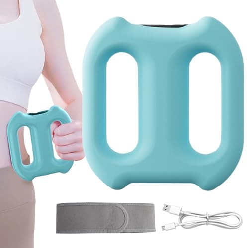 Faszienrolle - Ergonomisches Massagegerät, Multifunktionswerkzeug, weiches Silikon, wiederaufladbares Gerät Typ C, mit Gurt für Training, Erholung, Erholung des Körpers