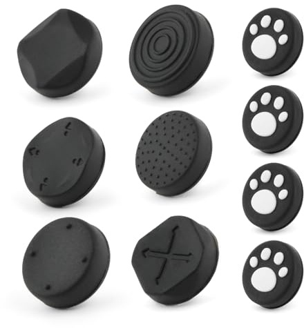 RongZy 6Piezas Joystick Kit de Reparación para PS Vita PSV 2000 2001 Thumbstick Reemplazo de Analógico Joystick Accesorios con Thumb Grips Herramientas Reparación