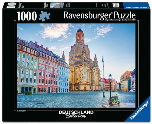 Ravensburger Puzzle 12001769 - Dresden im Morgenlicht - 1000 Teile Städte-Puzzle, Deutschland Collection, für Puzzle-Fans ab 14 Jahren