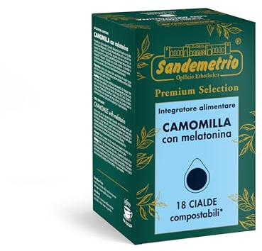 Sandemetrio Premium Selection Infuso Camomilla Melatonina, 18 Cialde