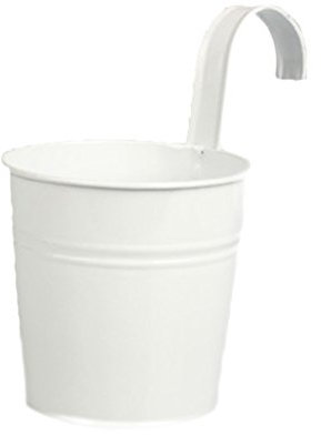 DAEDALUS Pot de fleurs en métal à suspendre pour balcon, jardin, décoration d'intérieur