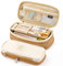 EASTHILL Big Capacity Pencil Pen Case Office College School Large Storage High Capacity Bag Pouch Holder Box Organizer Khaki