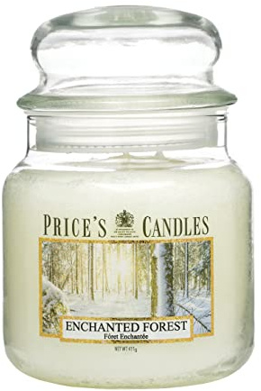 Price's - Enchanted Forest Medium Jar Candle - Fresh, Charming, Quality Fragrance - Long Lasting Scent - Up to 90 Hour Burn Time