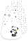 Baby-Schlafsack Motiv Panda - ganzjährig - umlaufender Reißverschluss Druckknopf (70 cm)