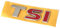 Volkswagen 5G0853675BJZQ Schriftzug TSI Logo Aufkleber Emblem, Chrom/Silber, mit rotem SI