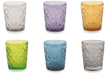 Marrakech set 6 Bicchieri Acqua Multicolor