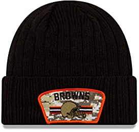 New Era NFL Salute to Service Mütze Cleveland Browns, Cleveland Browns, Schwarz, Einheitsgröße