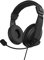 Wired Headphones with Microphone, Headphones Adjustable On Ear Headphones with 3.5mm Jack, Over Ear Soft Ear Cups, for Laptop Computer Smartphone (Black)