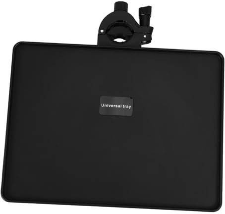 Vaguelly Tischständer Mikrofonstativ Klemme Am Rack Tabletthalter Verstellbarer Tisch Mikrofonstativ Tablett Klemme Am Utility-Regal Mikrofonständer für Live-Übertragungen für