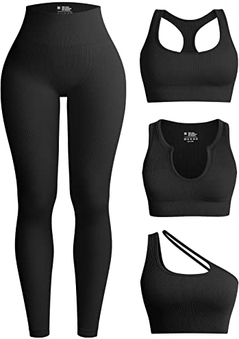 OQQ Damen-Outfitsoq139 Casualoutfitsoq139, schwarz 1, 38