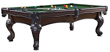 Billiard-Royal Artemis Artemis Table de billard 8 pieds avec caoutchouc K-55 de qualité supérieure et tissu au choix, couleur du tissu : sans tissu