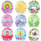 SANNIX 450 Stück Oster-Cupcake-Förmchen, Hasen-Küken-Ei-Backförmchen, Cupcake-Förmchen, Muffin-Förmchen für Ostern, Frühling, Geburtstagsparty, Süßigkeiten, Kuchendekorationen, Zubehör (9 Designs)