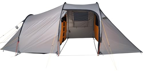 Wechsel Tunnelzelt Cirrus I Familienzelt für 6 Personen I leicht aufzubauendes 6-Personen-Zelt mit 2 Schlafkabinen I geräumig & transportabel I ideales Outdoor Camping-Zelt für Familien