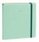 Quo Vadis - Kalender – 2025 – Executive Prestige – Wochenkalender – mehrsprachig – Seide – Hellgrün – 13 Monate von Dezember bis Dezember – 16 x 16 cm – Papier Clairefontaine Elfenbeinfarben –