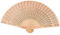 ONE BEST DEAL OBD Wooden Folding Hand Fan Made from Bamboo and Sandalwood for Women and Men Ideal Used Hot Flash Decoration Festival Dance Party and Performance