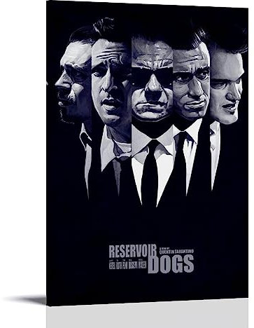 ELedvb Reservoir Dogs Filmposter Leinwand Poster Dekorative Malerei Leinwand Wandposter und Kunstdruck Moderne Familie Schlafzimmer Dekor Poster 40 x 60 cm