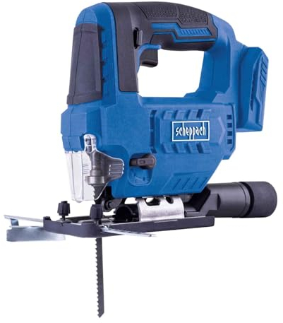 Scheppach Akku-Stichsäge C-JS220-X 20V | Hublänge 19 mm| | Hubzahl 0 ‒ 2400 min-1 | Schnitttiefe max. 100mm (Holz), 6 mm (Metall), 8 mm (Kunststoff) | 20V-IXES-Serie | Ohne Akku & Ladegerät