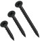 FOMGIIN Vis Placo à Fixation Rapide M3.5 x 30 mm, 200 Pièces Vis Noires Pour Cloisons Sèches, Vis Phosphatées Pour Plaque de Plâtre Sur Profilé en Acier Pour Cloisons Sèches, Tête en Trompette