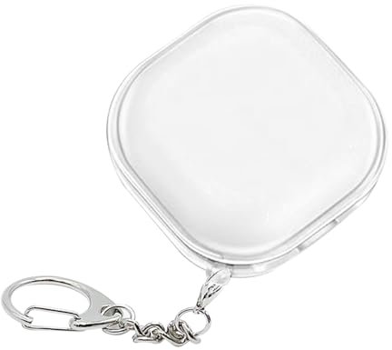Transparent Hülle für Samsung Galaxy Buds FE, 2 Pro, Pro, 2, Live Mit Karabiner Schutzhülle und Case (Front-LED Sichtbar)