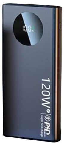 Powerbank - Bidirectional Powerbank Fast Charging | 20000mAh Slimmest & Lightest High-Speed USB C Input & Output | 120W Portable Charger Powerbank With LED Display For Phones & Tablets