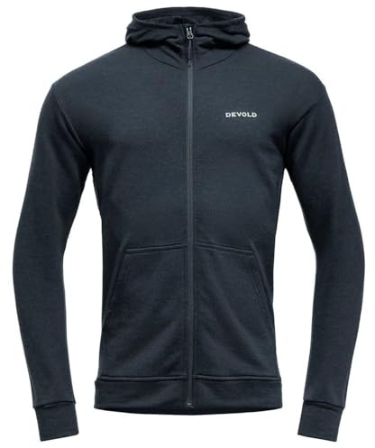 Devold Everyday Zip Hoodie Man, M, Ink 284A