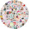 Smutty Bookish Aufkleber, 100 Stück lustiger Book aufkleber for Kindle, Rosa ästhetische Vinyl Wasserdicht Graffiti Skateboard Scrapbook Laptop Aufkleber Für Girls und Adults
