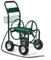RELAX4LIFE 80 m Schlauchwagen Metall, Schlauchtrommelwagen, Gartenschlauchwagen mit Korb & 4 Rädern & 189 cm Anschlusschlauch, fahrbarer Schlauchaufroller Wagen, Grün, 95 x 62 x 113 cm