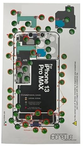DottorPod iScrews For iPhone 13 Pro Max Screw Holder Tray Organiser Guide