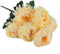 Künstliche Chrysanthemen-Blüte, 60 cm, Weiß