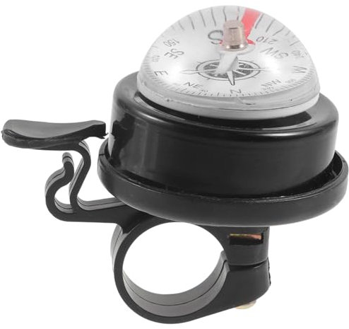 SOIMISS Fahrradklingel Mit Kompass Praktische Klingel Für Mountainbike Und Straßenrad Einfache Installation Klarer Klang Langlebiges Pc Legierungsmaterial Für Junge Mädchen Und