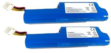 WIKRQIHL Rechargeable Lithium Battery Suitable ,Compatible For Redmond, Red-R150 RV-R150 RV-R151 Vacuum Cleaner(2 pcs battery)