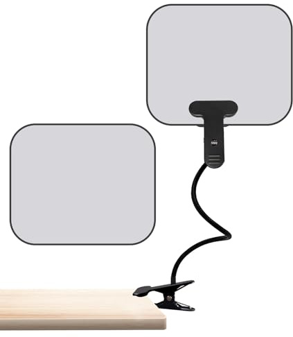 2 Stück Laptop Sonnenblende für Arbeiten im Freien,mit flexiblem Clip-Ständer,Wasserdicht, Faltbar, Verstellbar und Tragbar, Sonnenschutz für Computer Cell Phone 43,7x35,8cm