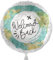 Folienballon Welcome back Ballon Willkommen Rückkehr Party herzliche Begrüßung Heimkehr Reise Urlaub Ballon Made in EU -ungefüllt, Helium geeignet