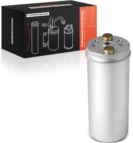 Frankberg Secadora para aire acondicionado compatible con Primera 1990-1996 Maxima 1988-1995 AC Receiver Drier Silver Replace # 9213053B00