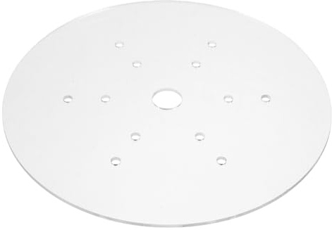 Beavorty Aquarium Lid 8.25 in Round Fish Tank Cover Transparent Fish Tank Lid Replacement Anti-Jumping Escape Proof Cover for Bowls Easy Feed Access Home Office