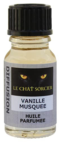 Le Chat Sorcier - Parfum d'Ambiance - Huile Parfumée - Vanille Musquée (10ml)