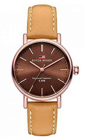 River Woods Women's Watch Leather Oswego