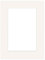 DEHA Design Passepartout Karton 59,4x84,1 cm (DIN A1) für Bilder im Format 42x59,4 cm (DIN A2), Elfenbein